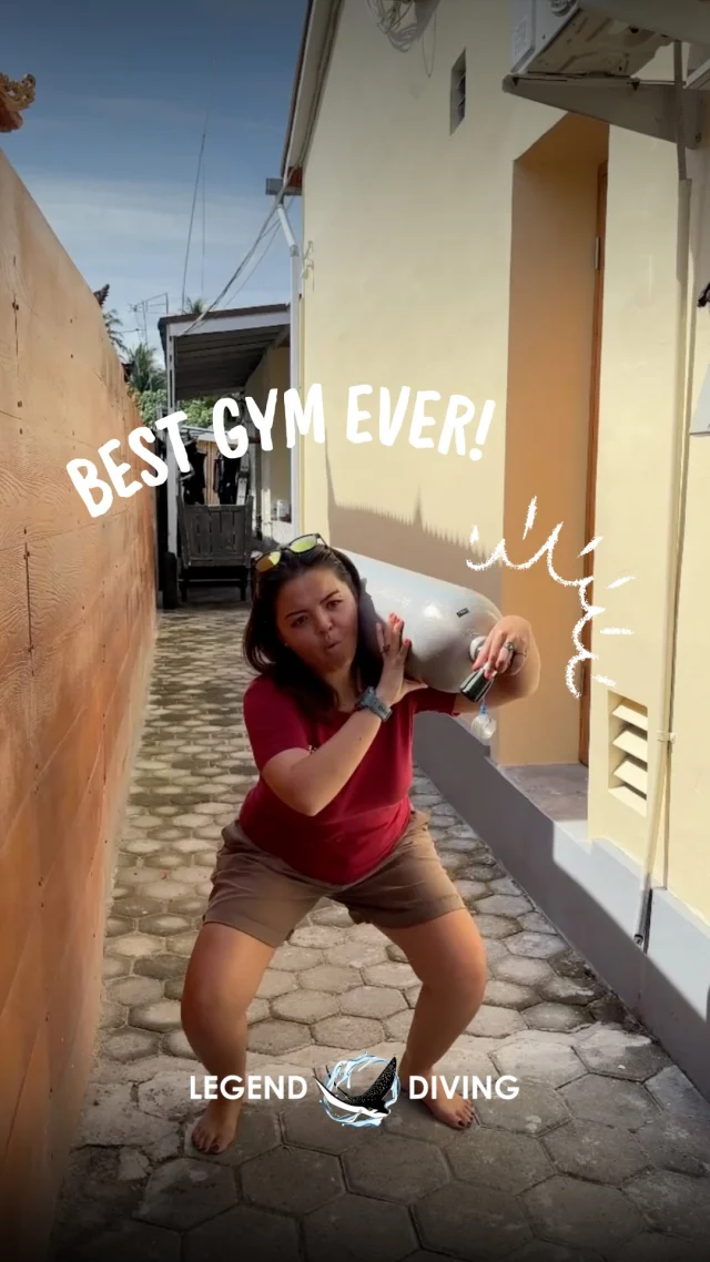 My kind of workout~ 💪🏻
.
.
.
Follow for more scuba dive content🤿✨
.
#scubadivecenter #divecenter #divecenterbali #padidivecenter #padidiving